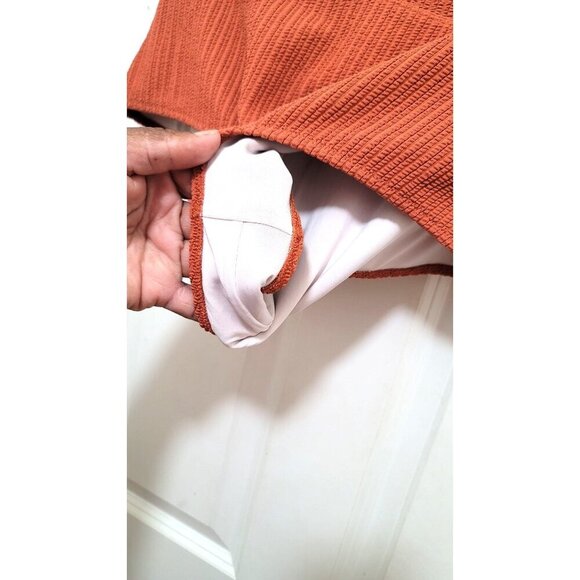 Pink Victoria Secret Womens High-Waisted Brown Ribbed Swim Bottoms Size XXL - Picture 5 of 8